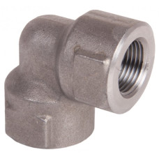 Stainless Steel BSP Female Threaded 90° Elbow 600 Bar 12.3000.55