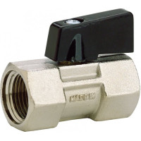 Nickel Chromium Plated Brass Mini Ball Valve 400-1112