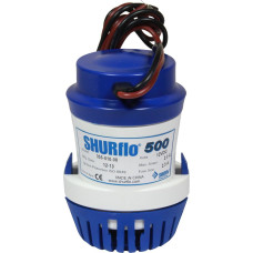 Pentair SHURflo 500 Submersible Bilge Pump 355-010-10 12V 31 Lpm