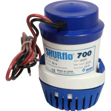 Pentair SHURflo 700 Submersible Bilge Pump 355-110-10 12V 44 Lpm