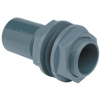 Effast PVCu Tank Connector Plain x Male Thread 510-58320