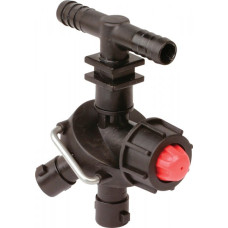 GEOline Triple Quick Fit Dry Boom Nozzle Holder with Valve 8240007