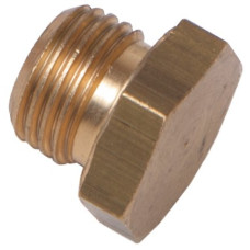 Interpump Spares - Hex Head Plug High Pressure Brass Pipe Fitting 98.2041.00