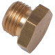 High Pressure Brass Pipe Fittings Threaded Plugs