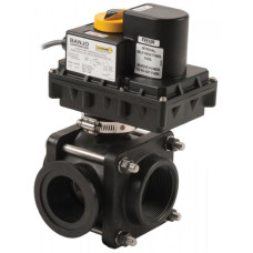 Banjo Electric 3 Way Directional Valve 9901-EV204SLFP (2"F threads & 2" flange)