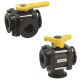 Banjo MV Polpropylene 3 Way Ball Valves Flange Ports