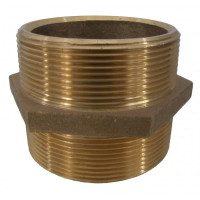 Brass Nipple Pipe Fitting 3" BSP Thread