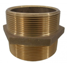 Brass Nipple Pipe Fitting 1 1/2" BSP Thread