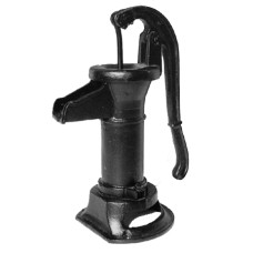 Cast Iron Pitcher Water Pump (sink type) Garden Display