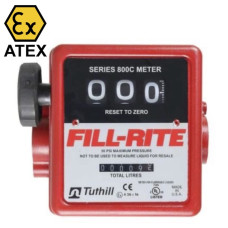 Fill-Rite 807 1" Flow Meter 3 Digit Standard 19-75 Lpm ATEX Certified 