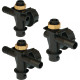 GEOline Thread Mount Quick Fit Dry Boom Nozzle Holders with Valve