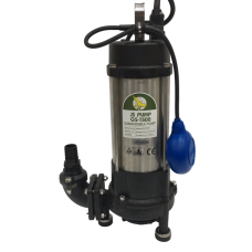 GS 1500 Pump Submersible Sewage Grinder Pump Fitted with Float Switch 230v 150 LPM 25 HM