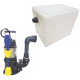 JS Pump Box Self Contained Waste Water Pumping Units Bath Sink Shower Washing Machines