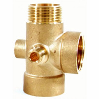 R5V Five Ways Brass Connectors