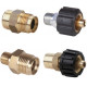 PA AR7 1/2" Quick Screw Swivel Couplers and Adaptors