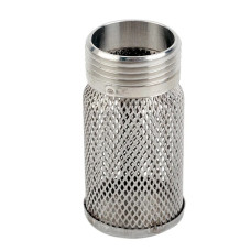 Stainless Steel Basket Strainer Particle Strainer (1000 micron) 1"