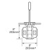 Whale MK5 Double Action Bilge Pump Through Deck MH5560 104 LPM 38mm