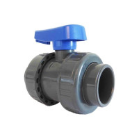 Effast PVCu Solvent Weld Double Union Ball Valve 510-92320