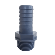 Hose Tail for Pumps 1 1/2" BSP PVC Plastic Male Hose Tail