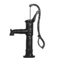 Cast Iron Rose Design Courtyard Hand Water Pump