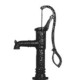 Cast Iron Rose Design Courtyard Water Hand Pump